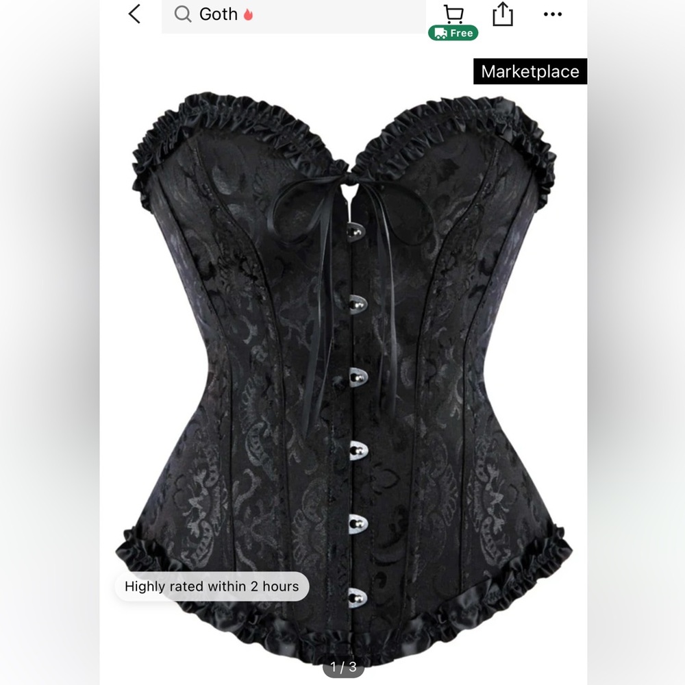 Black corset